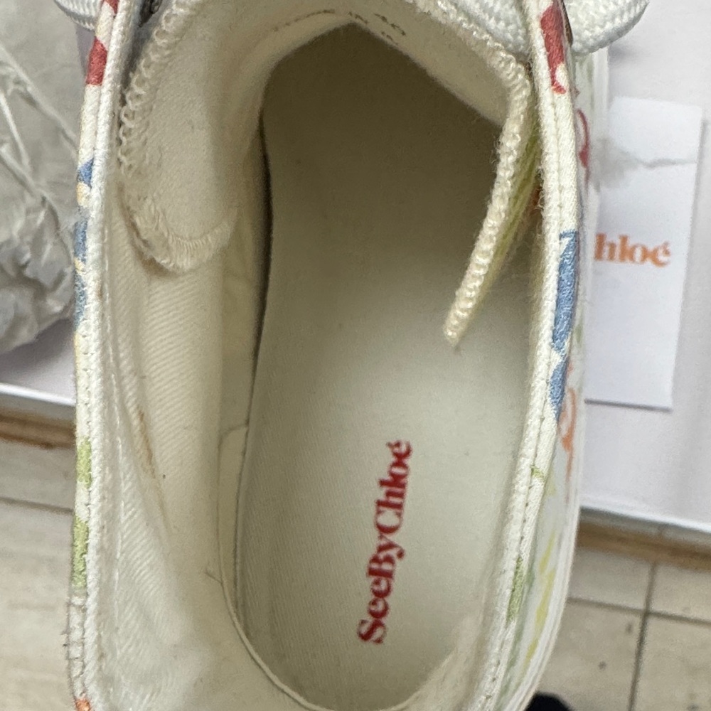 See By Chloe Multicolor High-Top Sneakers View 3